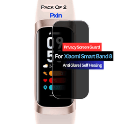 Xiaomi Smart Band 8 Smartwatch Privacy Screen Guard for | Privacy Filter | Anti-Glare, Fingerprint Resistant (Pack of 2)