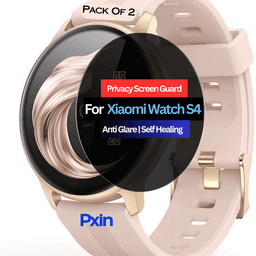 Xiaomi Watch S4 Smartwatch Privacy Screen Guard for | Privacy Filter | Anti-Glare, Fingerprint Resistant (Pack of 2)