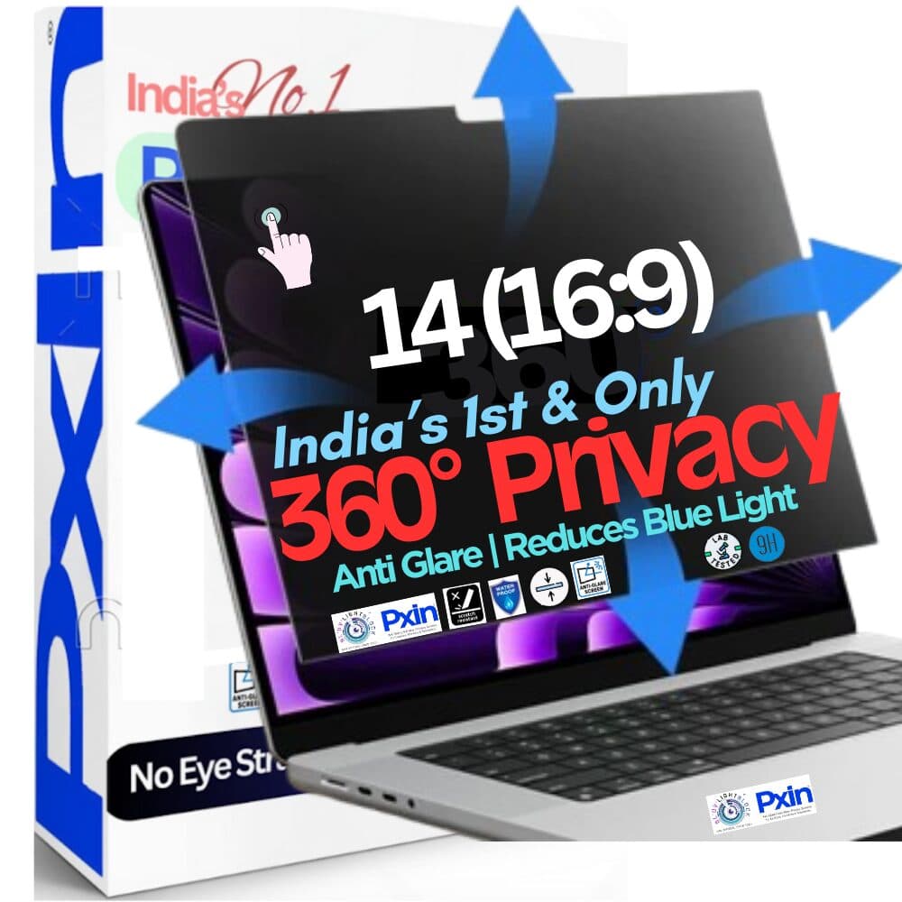 14 Inch 16:9 Touch Monitor Privacy Screen