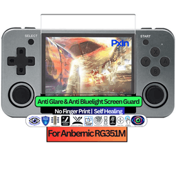 Anti-Blue & Anti-Glare Screen Guard for Anbernic RG351M Gaming Console