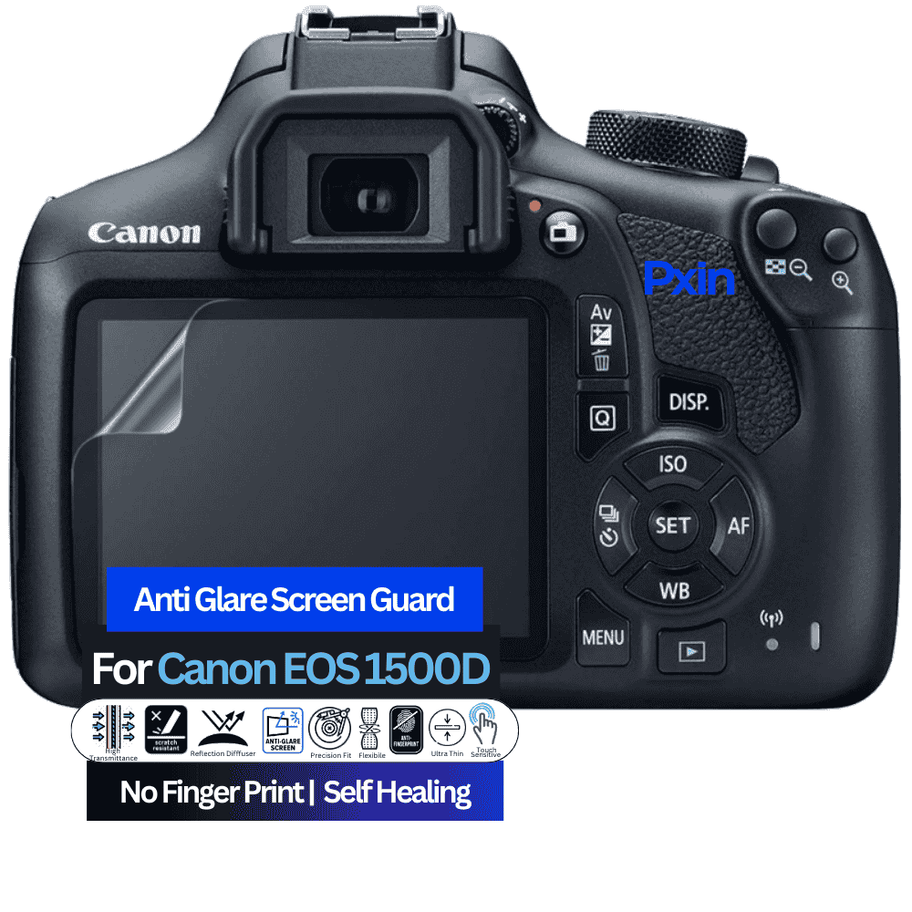 Anti-Glare Screen Guard for Canon EOS 1500D Camera