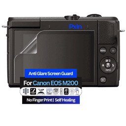 Anti-Glare Screen Guard for Canon EOS M200 Camera