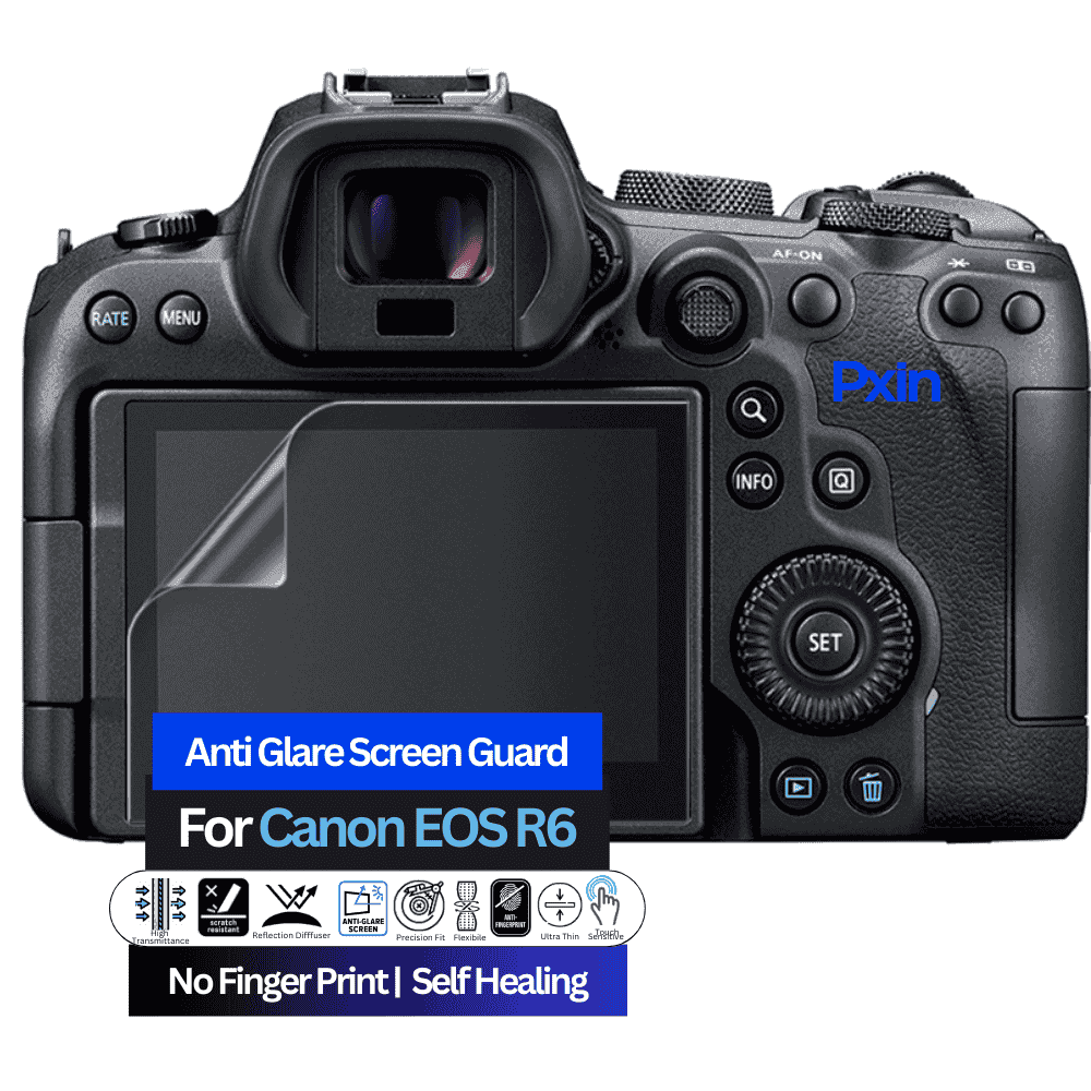 Anti-Glare Screen Guard for Canon EOS R6 Camera