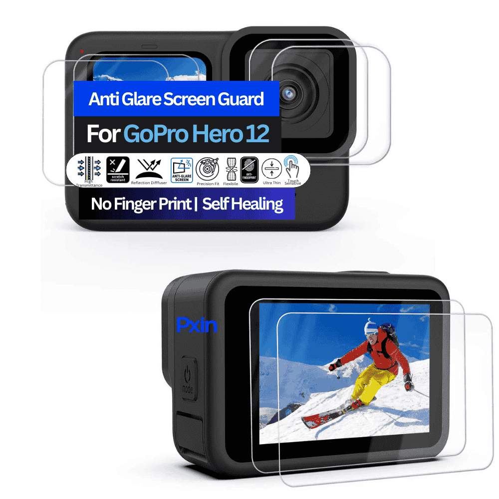 Anti-Glare Screen Guard for GoPro Hero12 Camera