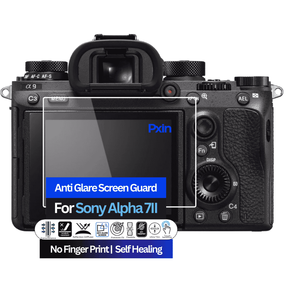 Anti-Glare Screen Guard for Sony Alpha 7II Camera