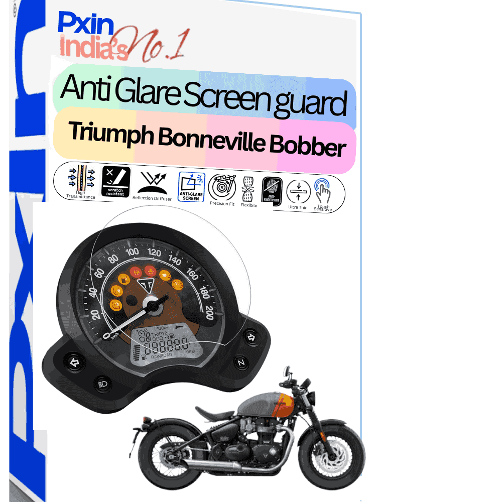 Triumph Bonneville Bobber anti glare screen guard