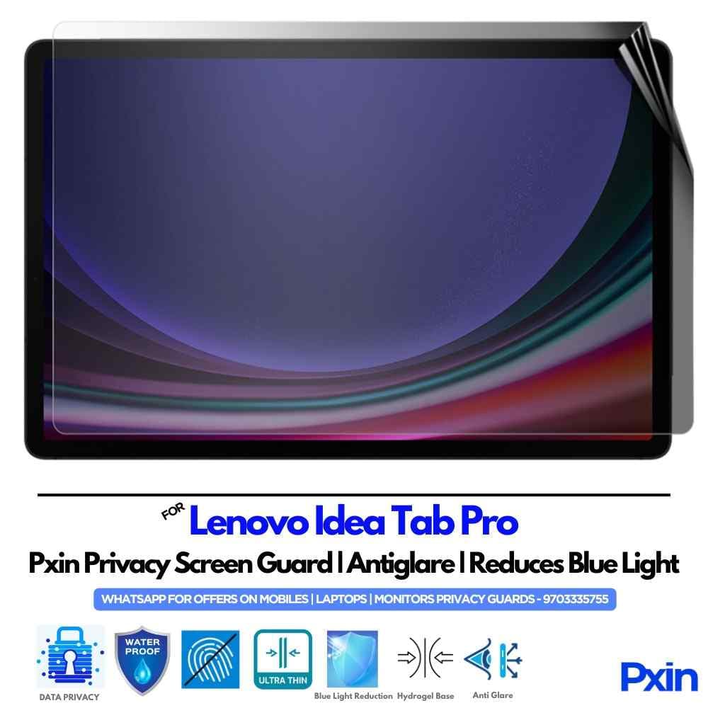Lenovo Idea Tab Pro privacy screen Guard
