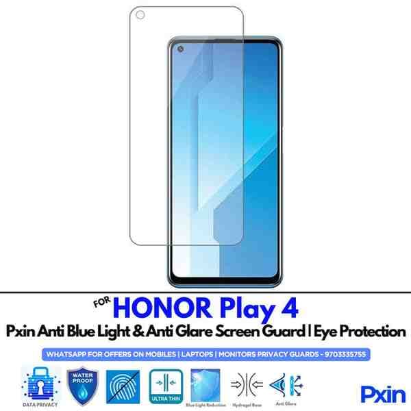Honor Play 4 Mobile Anti Bluelight and Anti glare Screen Guard