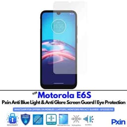 MotorolaE6S Mobile Anti Bluelight and Anti glare Screen Guard