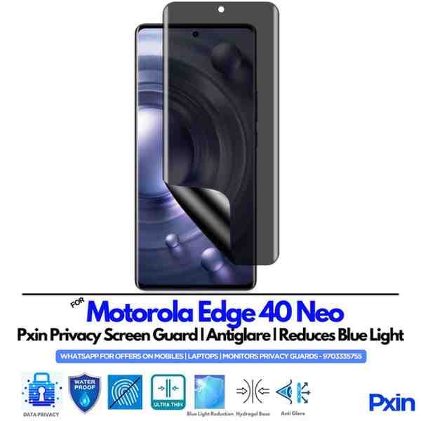 Motorola Edge 40 Neo Mobile Privacy Screen Guard