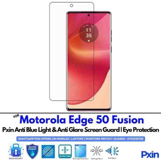 Anti Blue Light and Anti Glare Screen Guard for Motorola Edge 50 Fusion Mobile