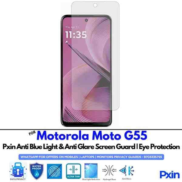 MotorolaMotoG55 Mobile Anti Bluelight and Anti glare Screen Guard