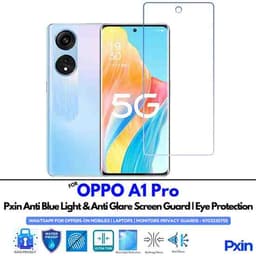 Anti Blue Light and Anti Glare Screen Guard for OPPO A1 Pro Mobile