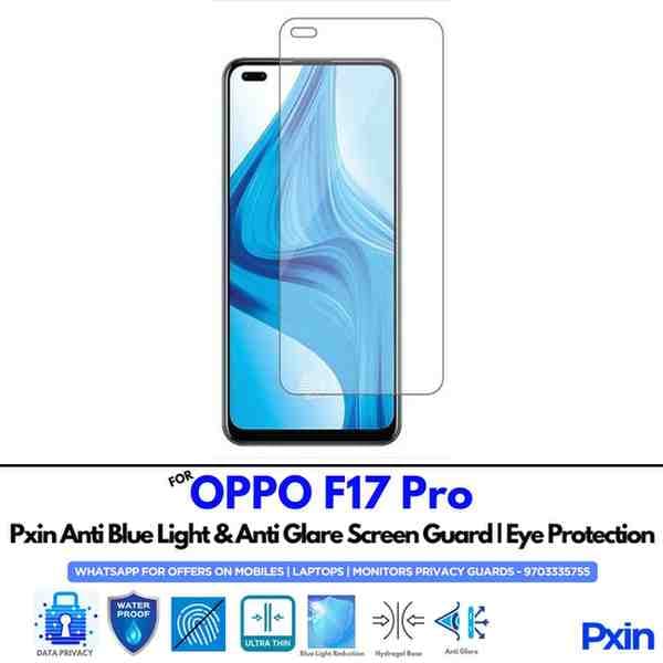 OPPOF17Pro Mobile Anti Bluelight and Anti glare Screen Guard