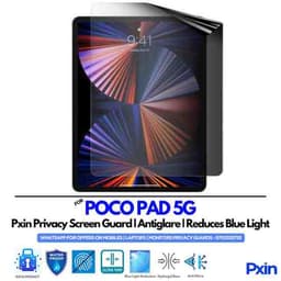 POCO PAD 5G privacy screen Guard