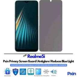 Realme5i Mobile Privacy Screen Guard