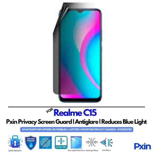 RealmeC15 Mobile Privacy Screen Guard