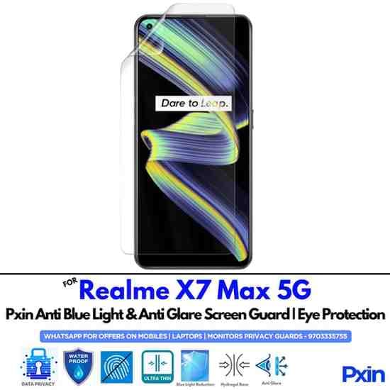 Anti Blue Light and Anti Glare Screen Guard for Realme X7 Max 5G Mobile