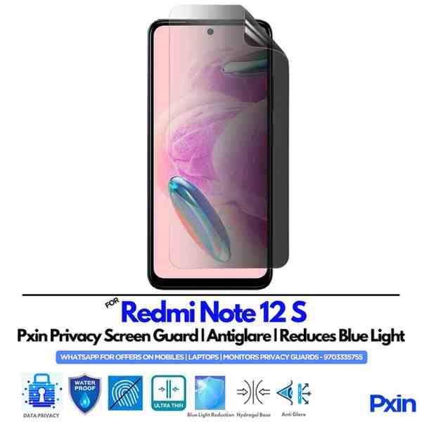 Redmi Note 12 S Privacy Screen Guard