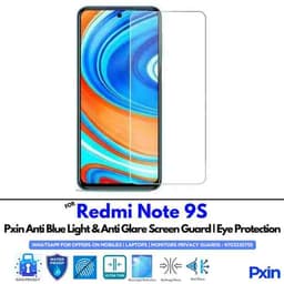 RedmiNote9S Mobile Anti Bluelight and Anti glare Screen Guard
