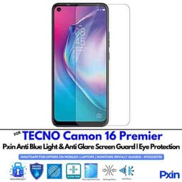 TECNO Camon 16 Premier Mobile Anti Bluelight and Anti glare Screen Guard