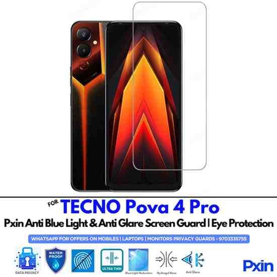 TECNOPova4Pro Mobile Anti Bluelight and Anti glare Screen Guard