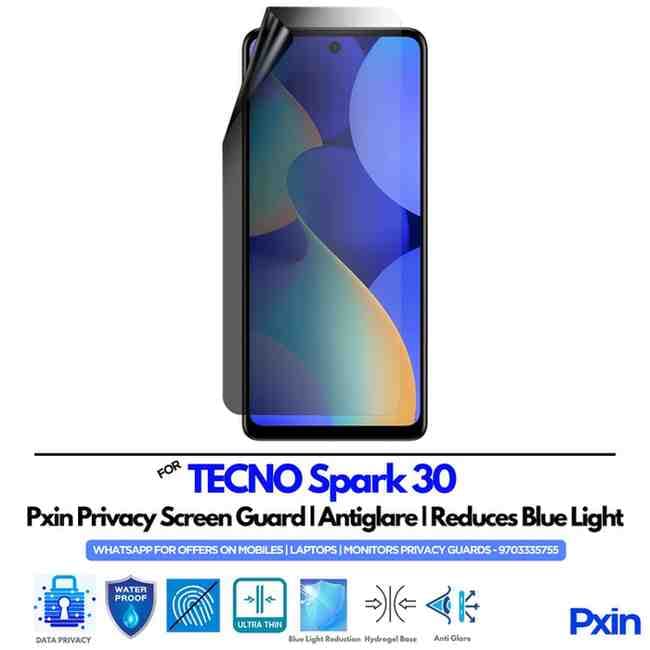 TECNOSpark30 Mobile Privacy Screen Guard