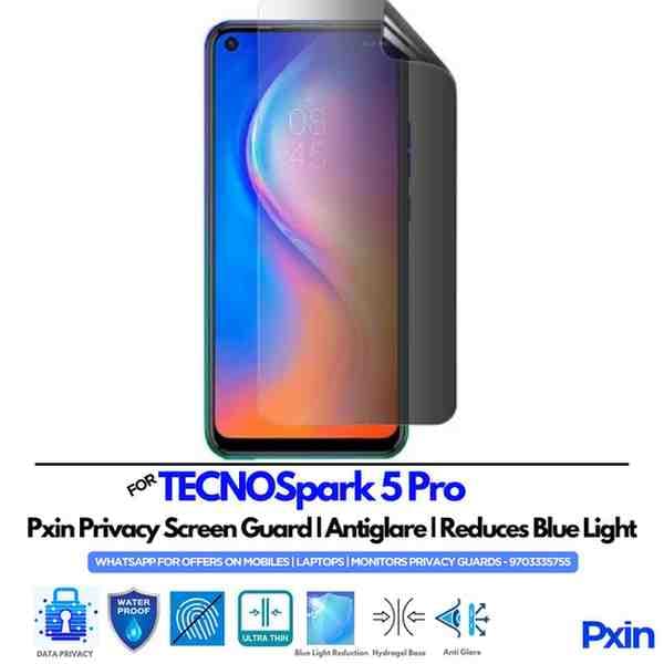TECNOSpark5Pro Mobile Privacy Screen Guard