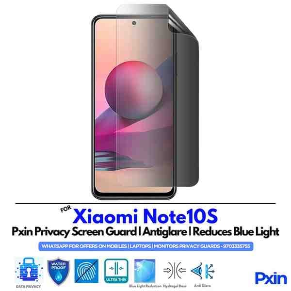 Xiaomi Note10S Mobile Privacy Screen Guard