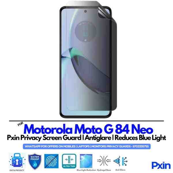 Motorola Moto G84 Neo Privacy Screen Guard