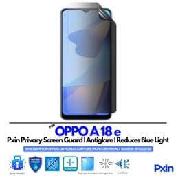 OPPO A 18 e Privacy Screen Guard