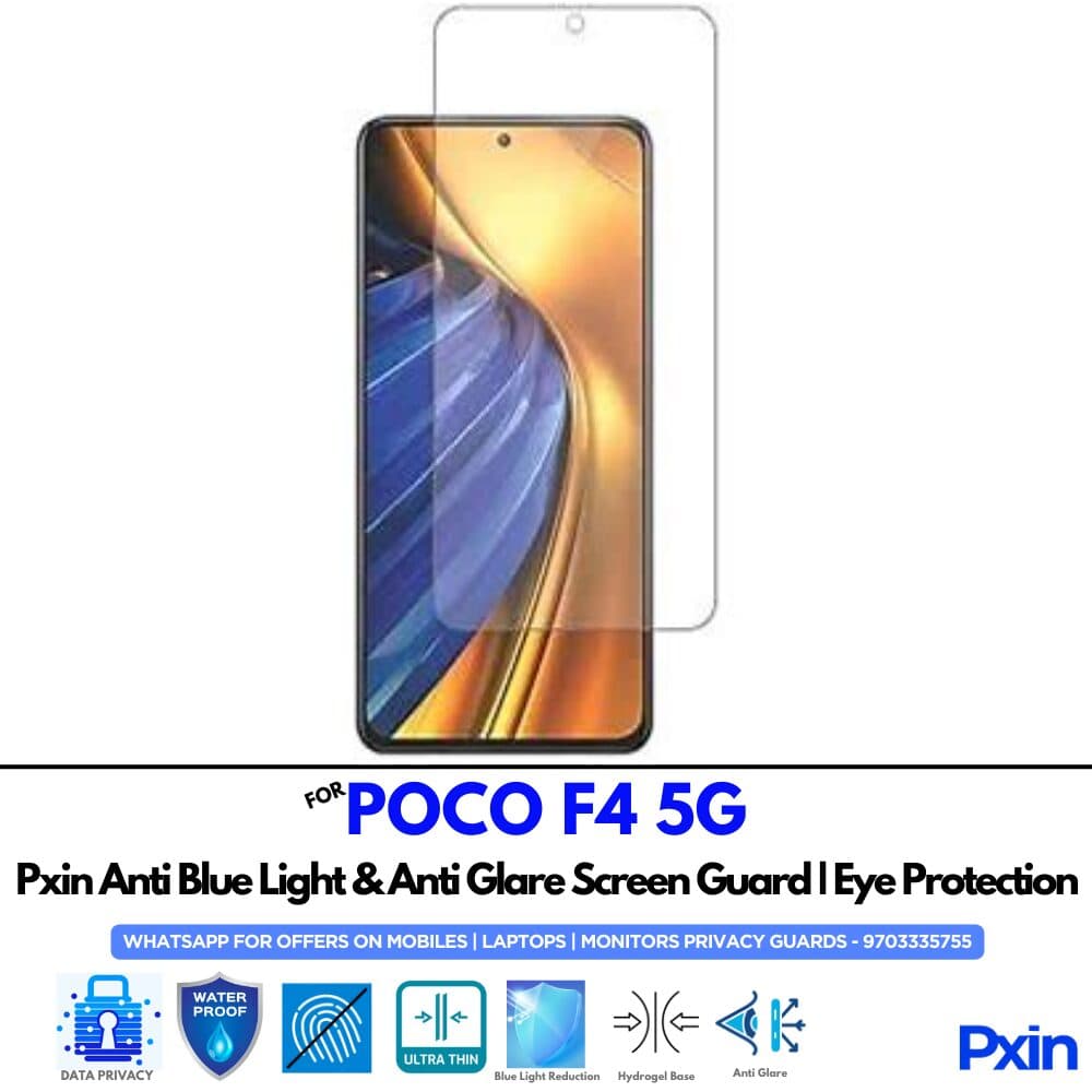 POCO F4 5G Anti Glare Screen Guard