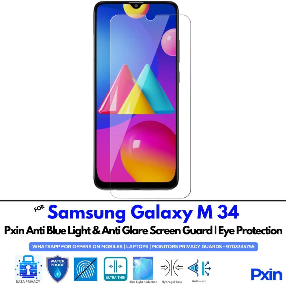 Samsung Galaxy M 34 Anti Glare Screen Guard