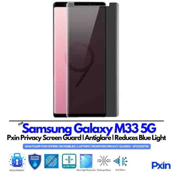 Samsung Galaxy M 33 5G Privacy Screen Guard