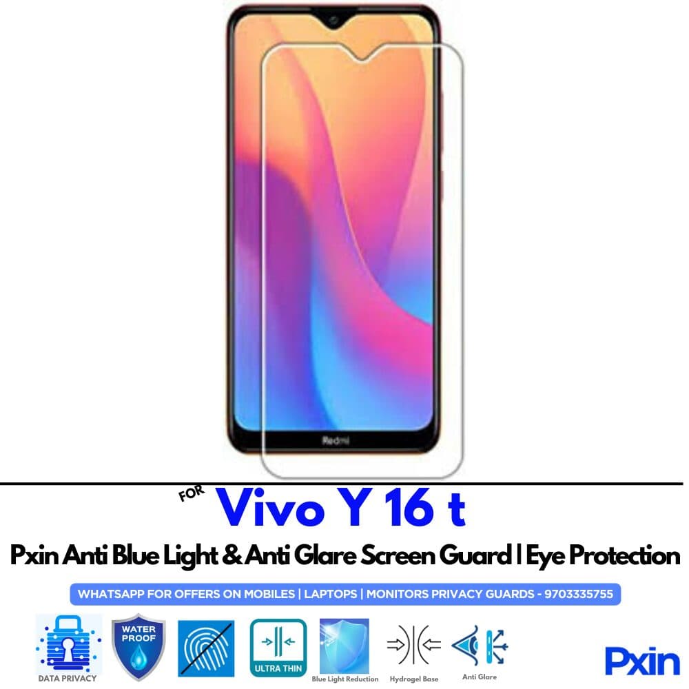 Vivo Y 16 t Anti Glare Screen Guard