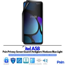 itel A58 Privacy Screen Guard