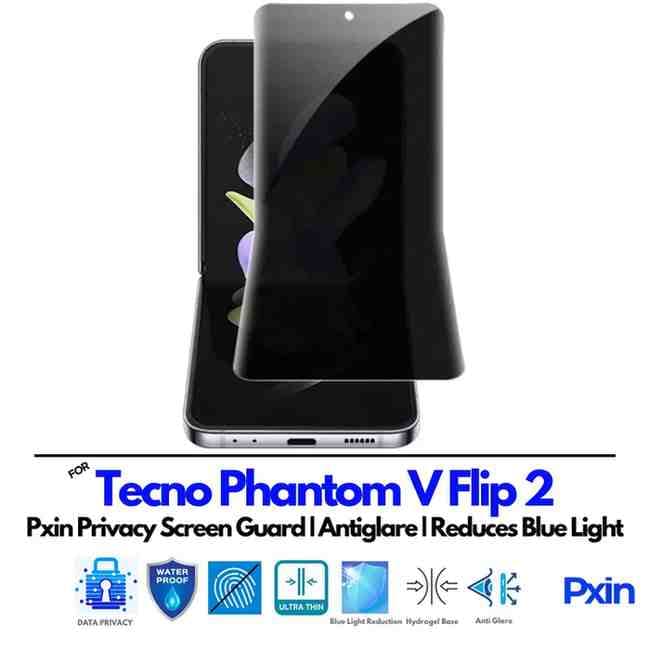 Tecno Phantom V Flip 2 Privacy Screen Guard