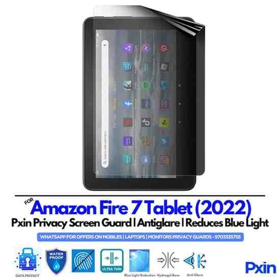 Amazon Fire 7 Tablet 2022 Privacy Screen guard