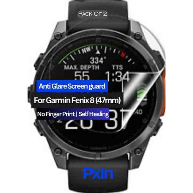 GarminFenix847mm Anti Glare Screen guard
