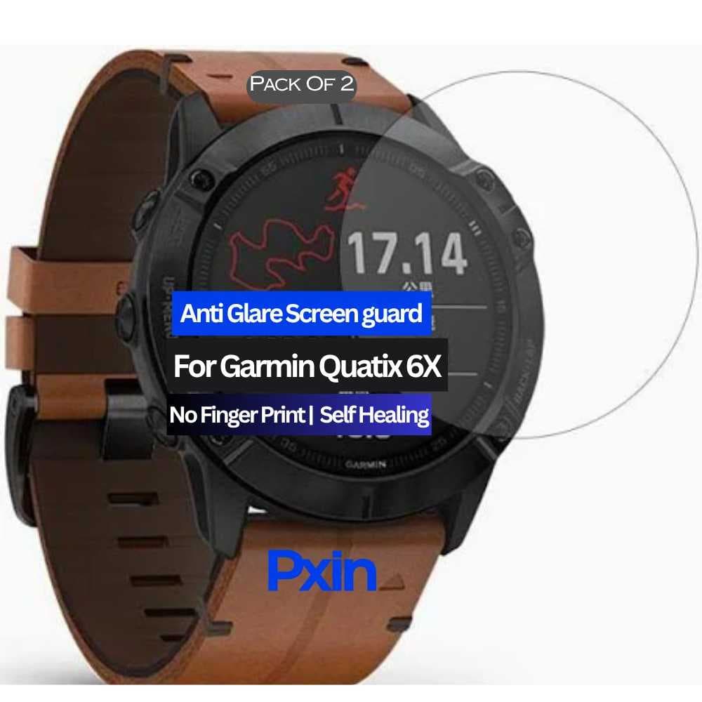 Garmin Quatix 6X Anti Glare Screen Guard