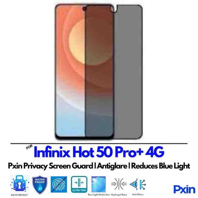 InfinixHot50Pro+4G Privacy Screen Guard