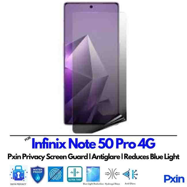 InfinixNote50Pro4G Privacy Screen Guard
