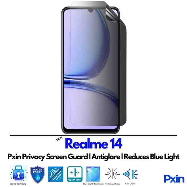 Realme14 Privacy Screen Guard