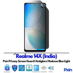Realme14XIndia Privacy Screen Guard