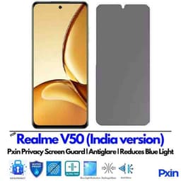 RealmeV50Indiaversion Privacy Screen Guard