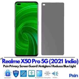 RealmeX50Pro5G2021India Privacy Screen Guard
