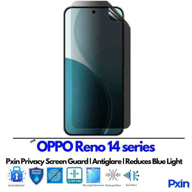 Privacy (Anti Blue Light & Anti Glare) Screen Guard for OPPO Reno 14 series - Image 1