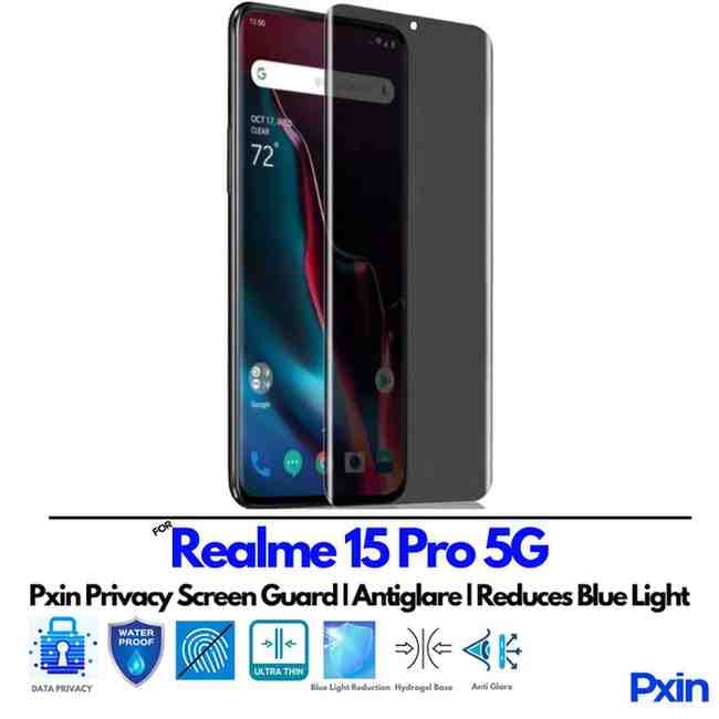 Realme 15 Pro 5G Privacy screen guard