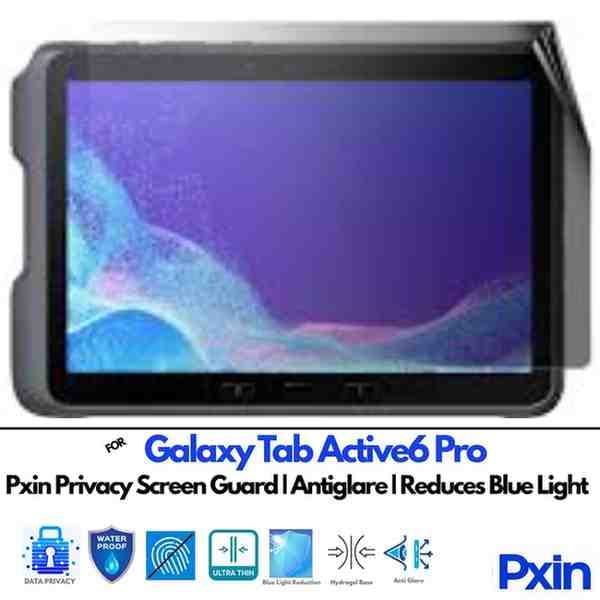 GalaxyTabActive6Pro Privacy screen gurad
