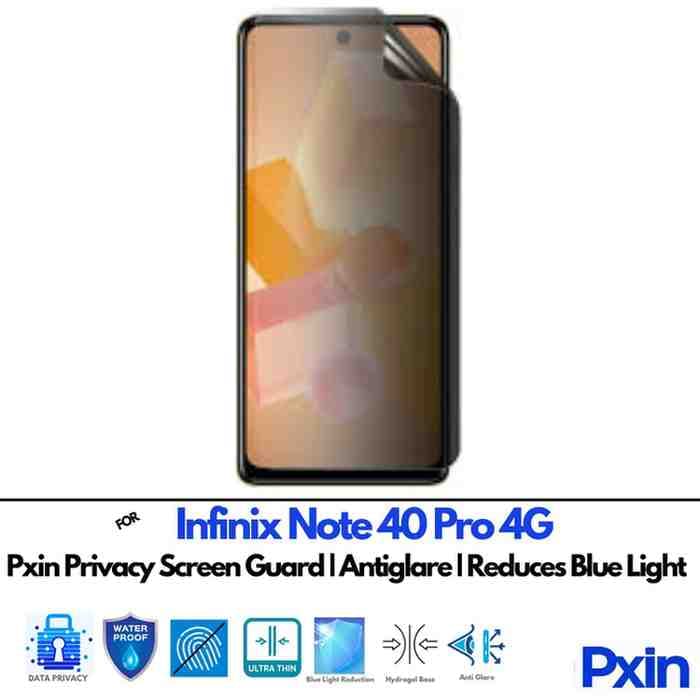 InfinixNote40Pro4G Privacy screen gurad